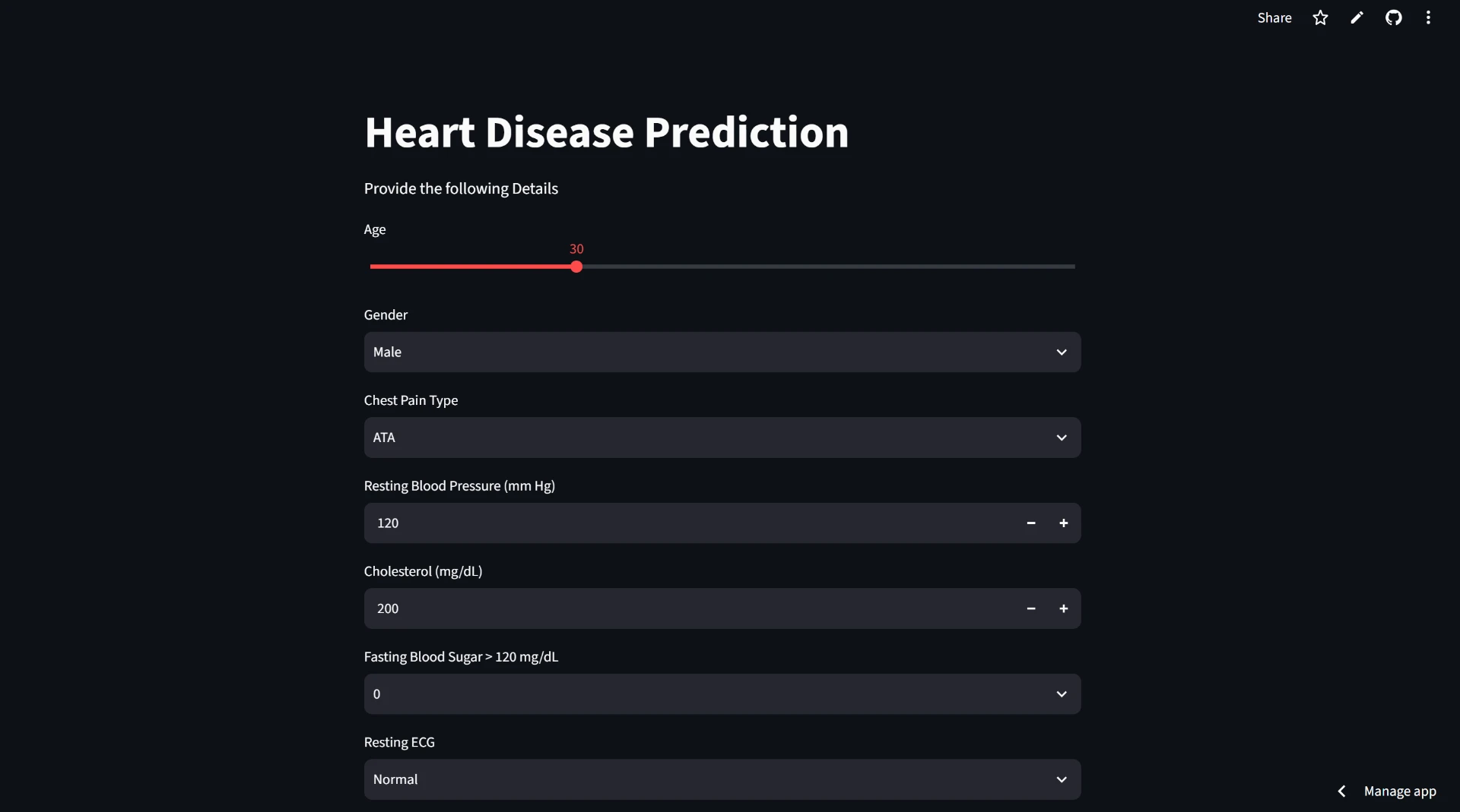 Heart Disease Prediction ML Model preview