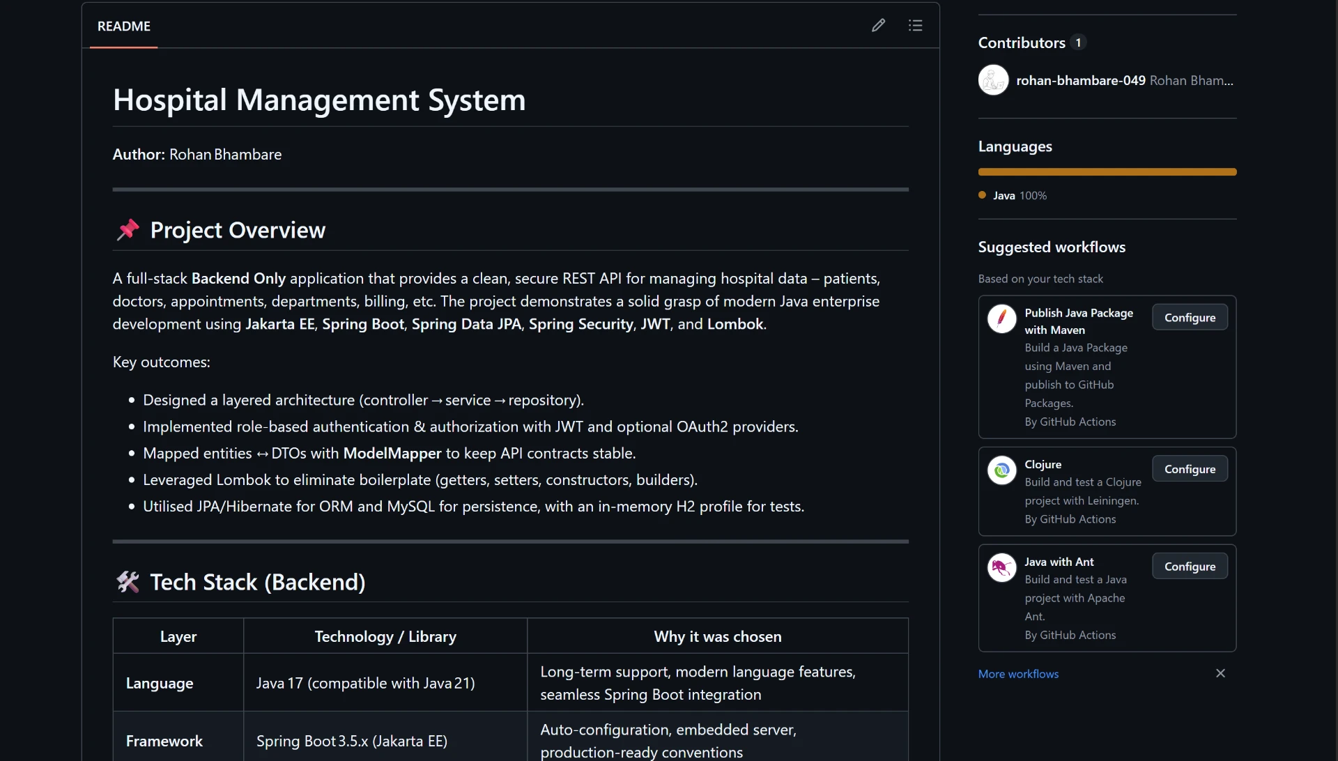 Hospital Management System preview
